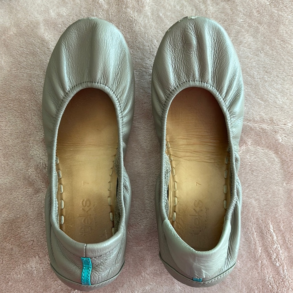 Taupe Tieks Size 7
